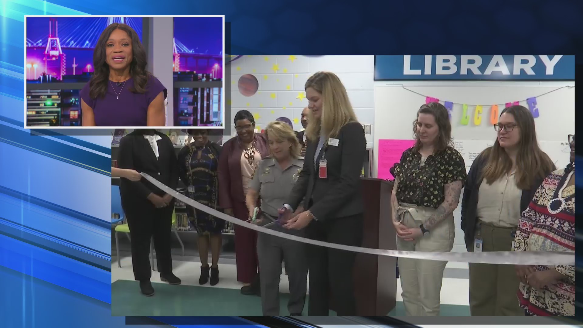 Library opens at Charleston County Juvenile Detention Center WCBD News 2