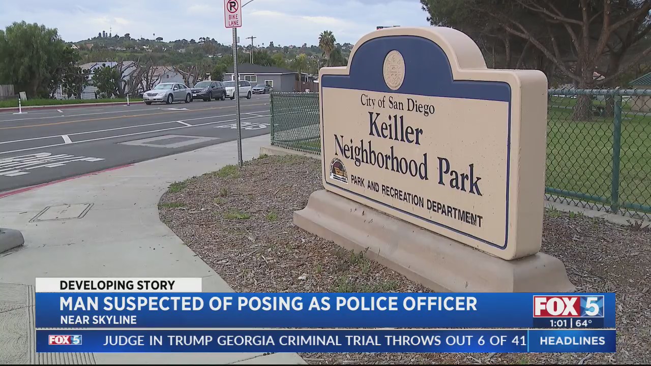 Man poses as police officer, suspected of luring children – FOX 5 San ...