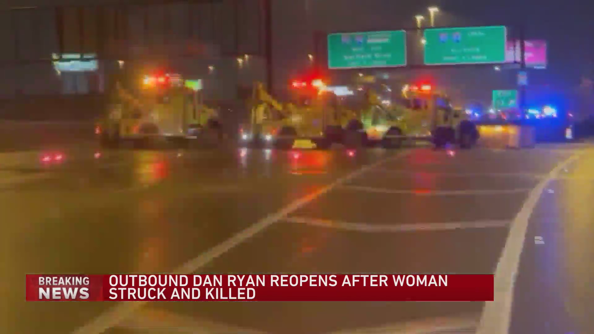 Woman struck, killed by vehicle on Dan Ryan – WGN-TV