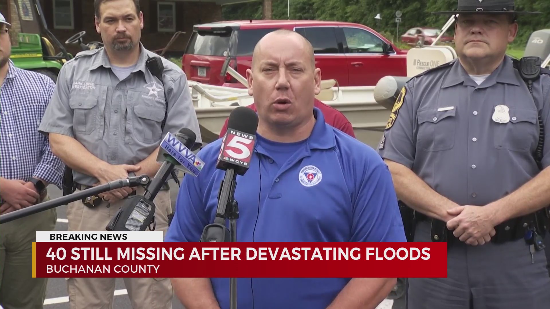 Officials 40 still missing in Buchanan County, no confirmed fatalities