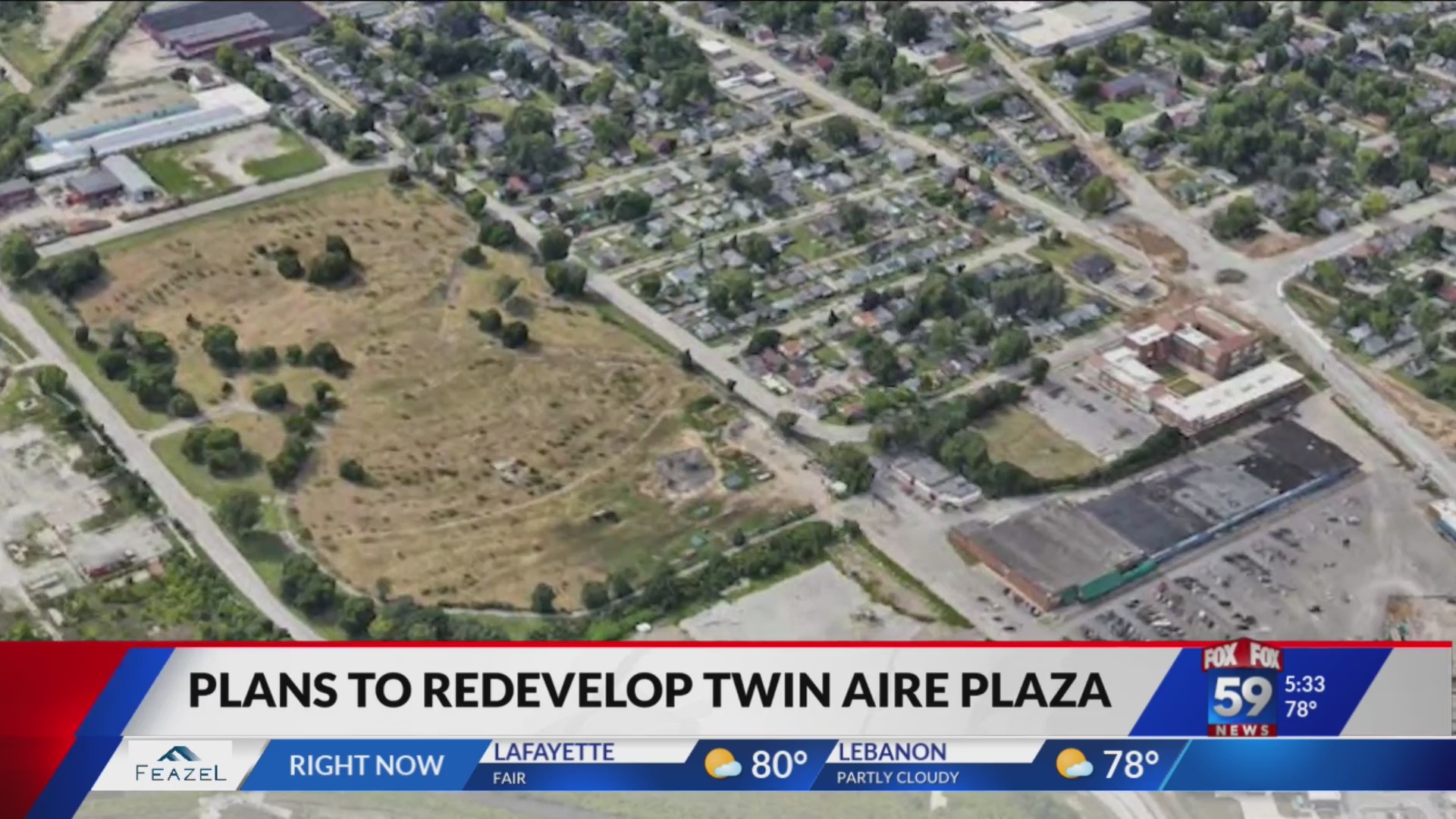 Plans to redevelop Twin Aire Plaza Fox 59
