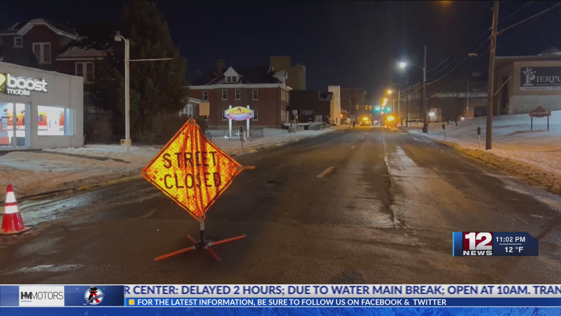 West Main Street to reopen after water main break – WBOY.com