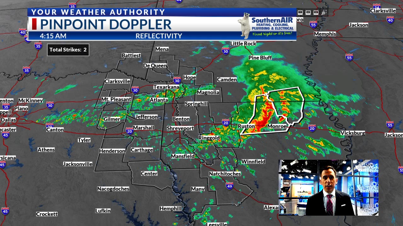 Severe thunderstorms are possible today, cooler this weekend – KTALnews.com