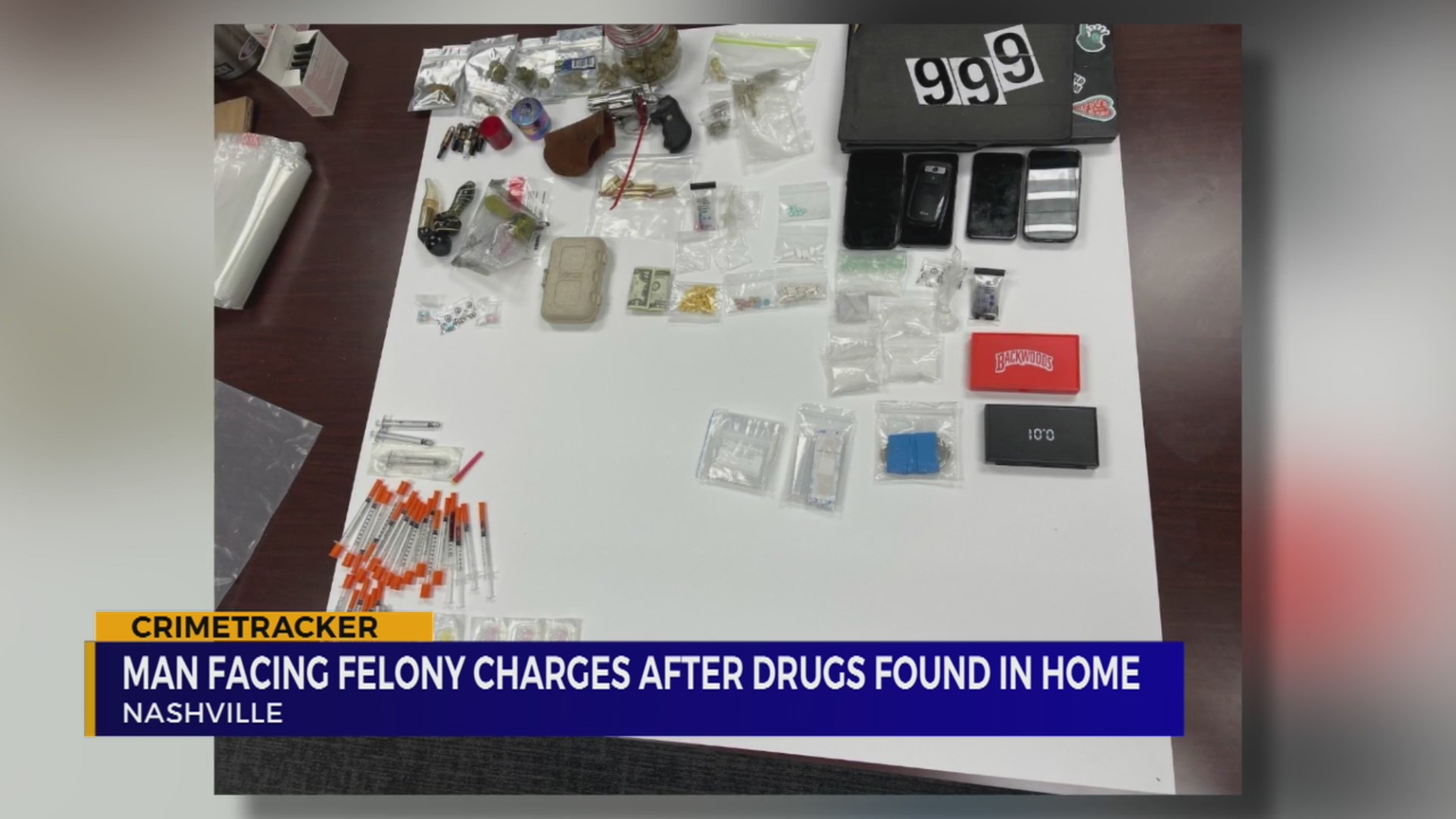Man facing felony charges after drugs found in home – WKRN News 2