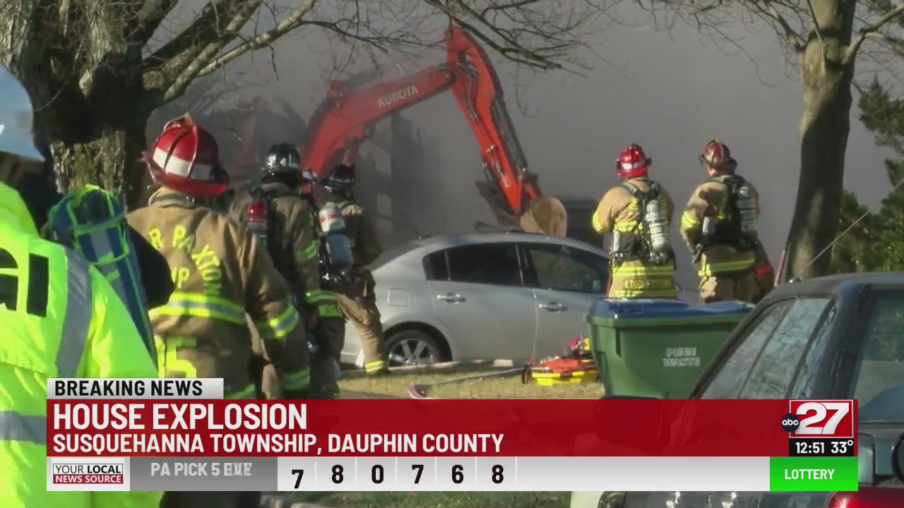 Firefighters respond to Harrisburg home explosion, fire