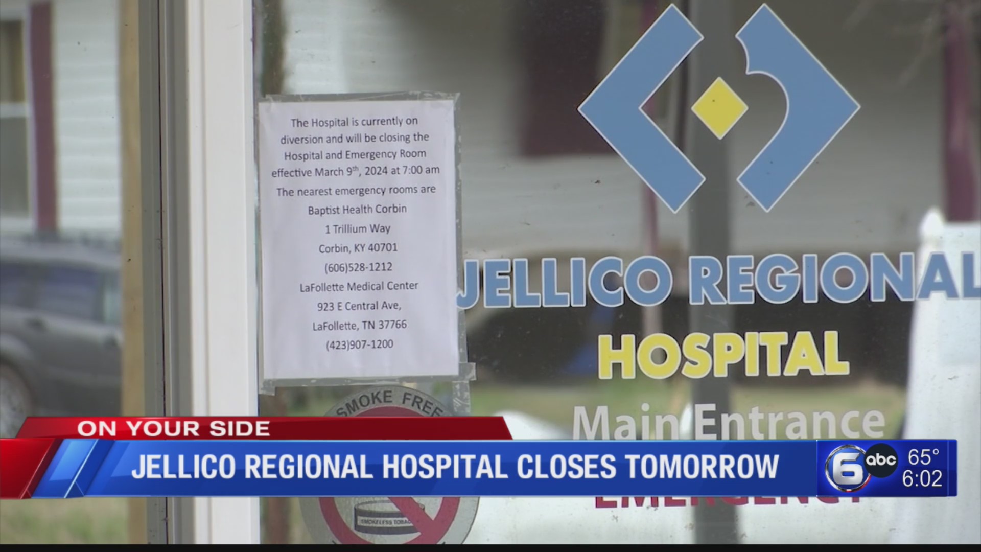 Jellico Hospital closure leaves locals uneasy about the future WATE 6