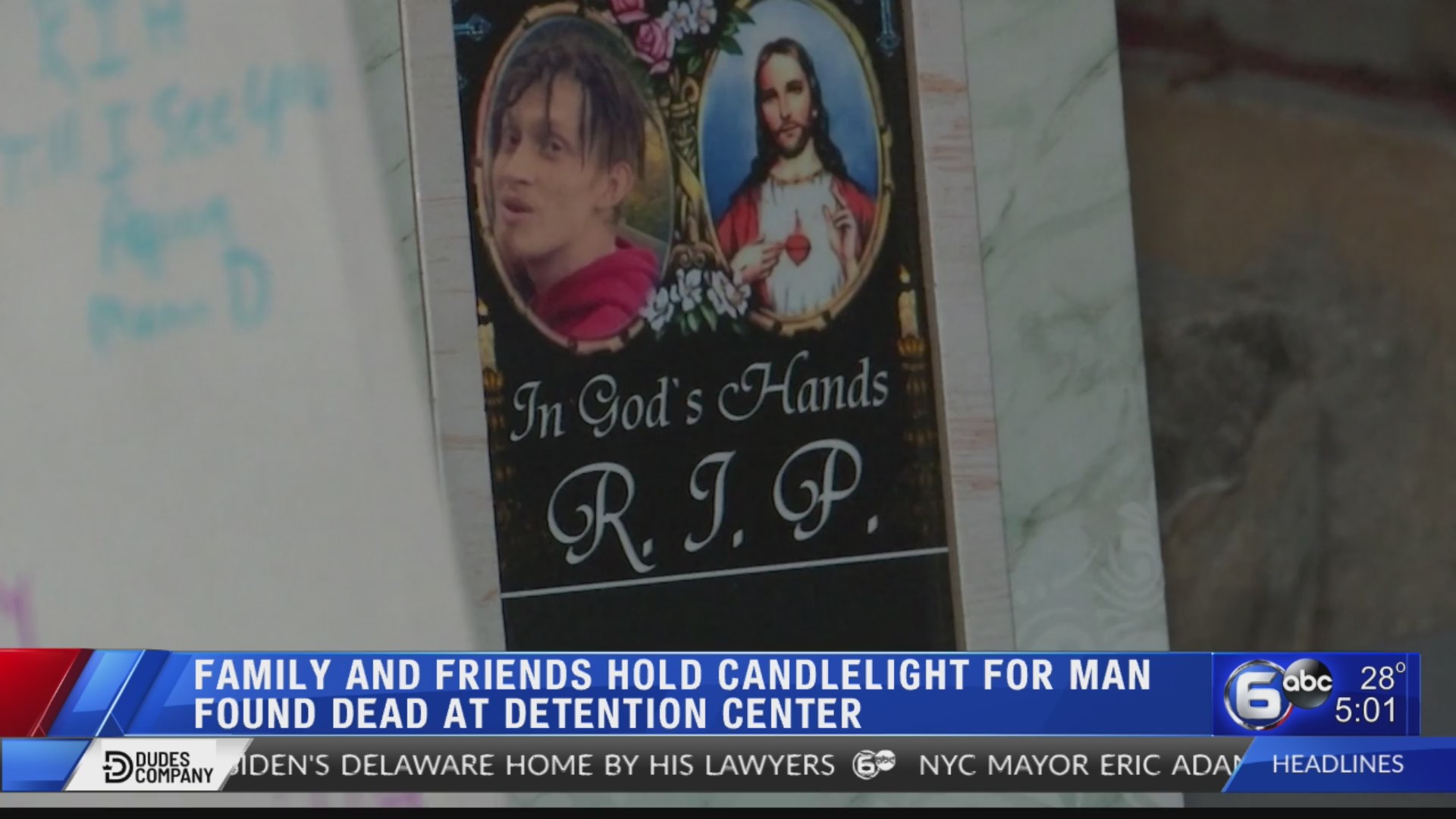 Family, friends hold candlelight vigil for man found dead at Anderson ...