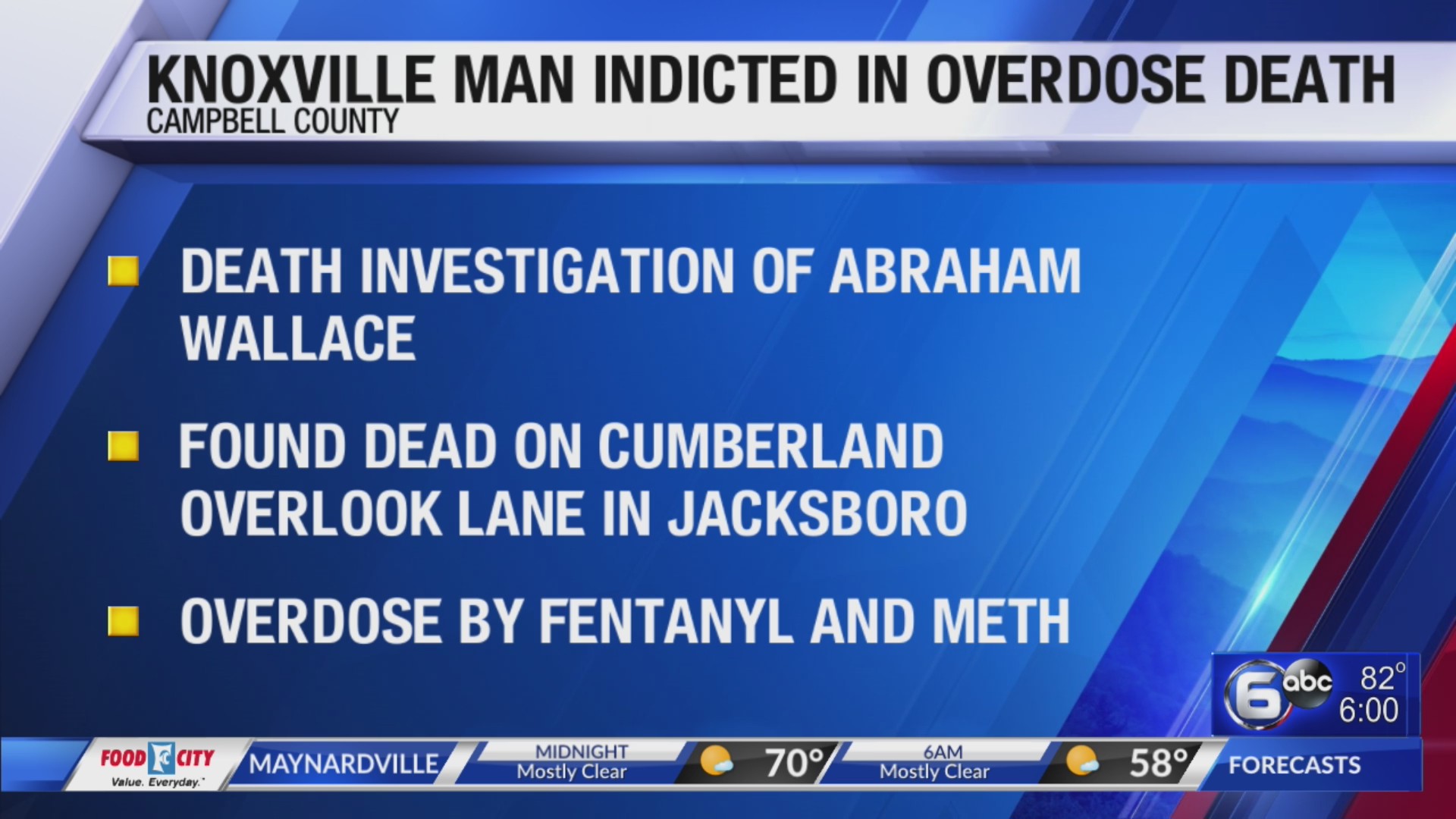Knoxville man indicted in overdose death – WATE 6 On Your Side