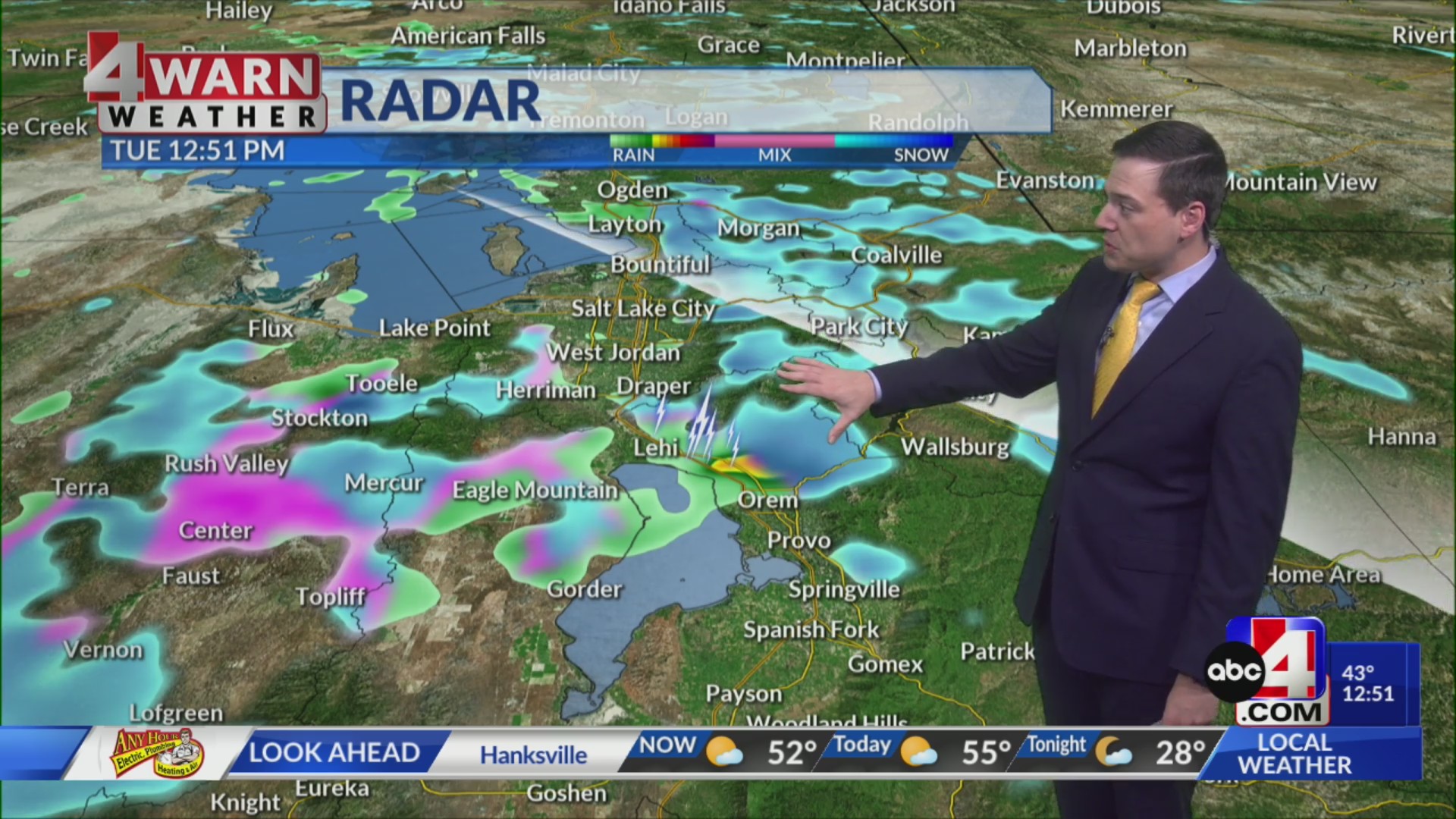 Scattered Showers Today then Calmer Wednesday – ABC4 Utah