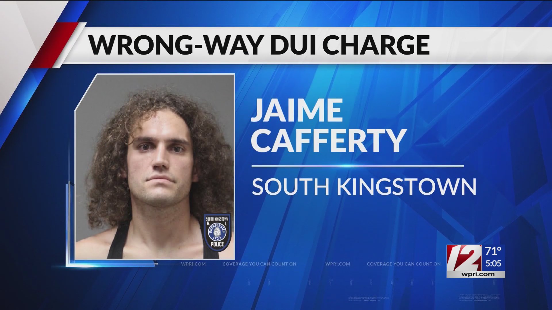 Wrong-way driver charged with DUI in South Kingstown – WPRI.com