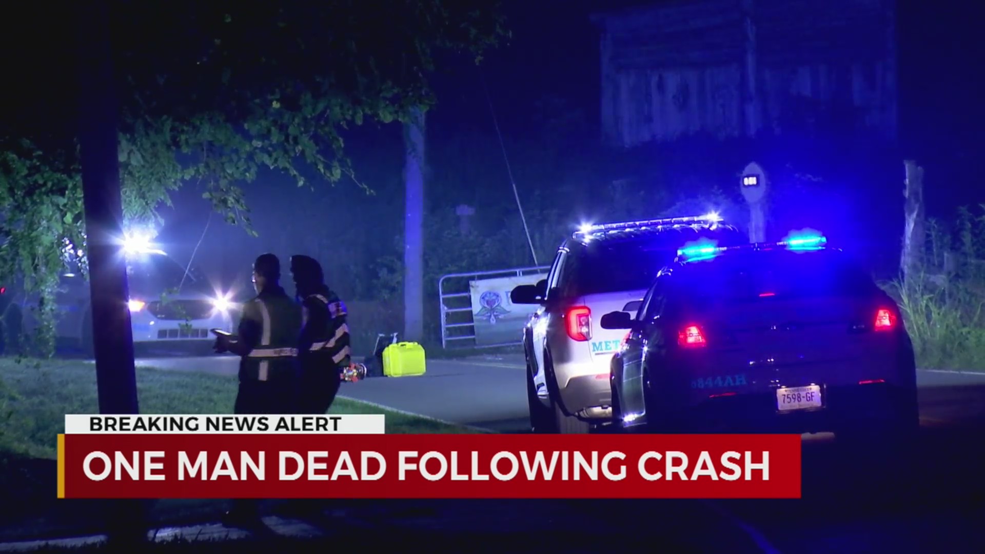 Man killed in single-vehicle crash on Eatons Creek Road – WKRN News 2