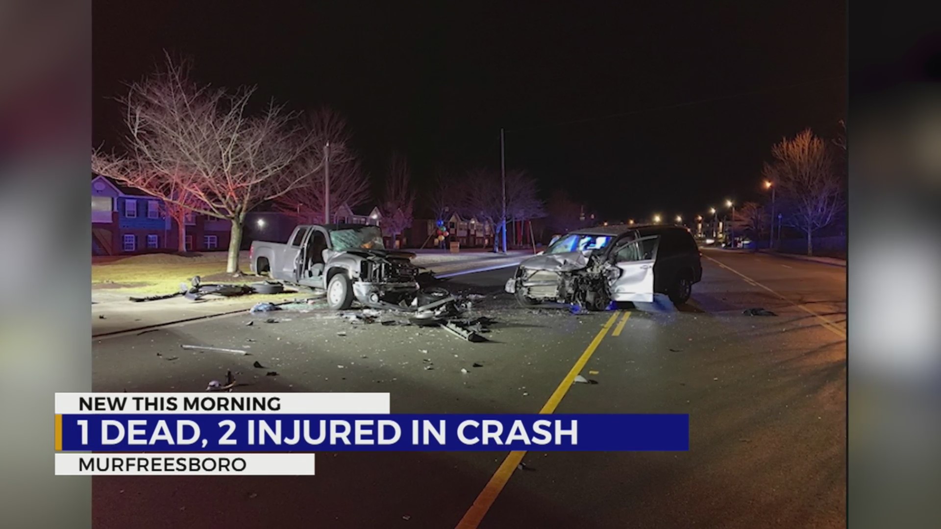 1 dead, 2 injured in Murfreesboro crash – WKRN News 2