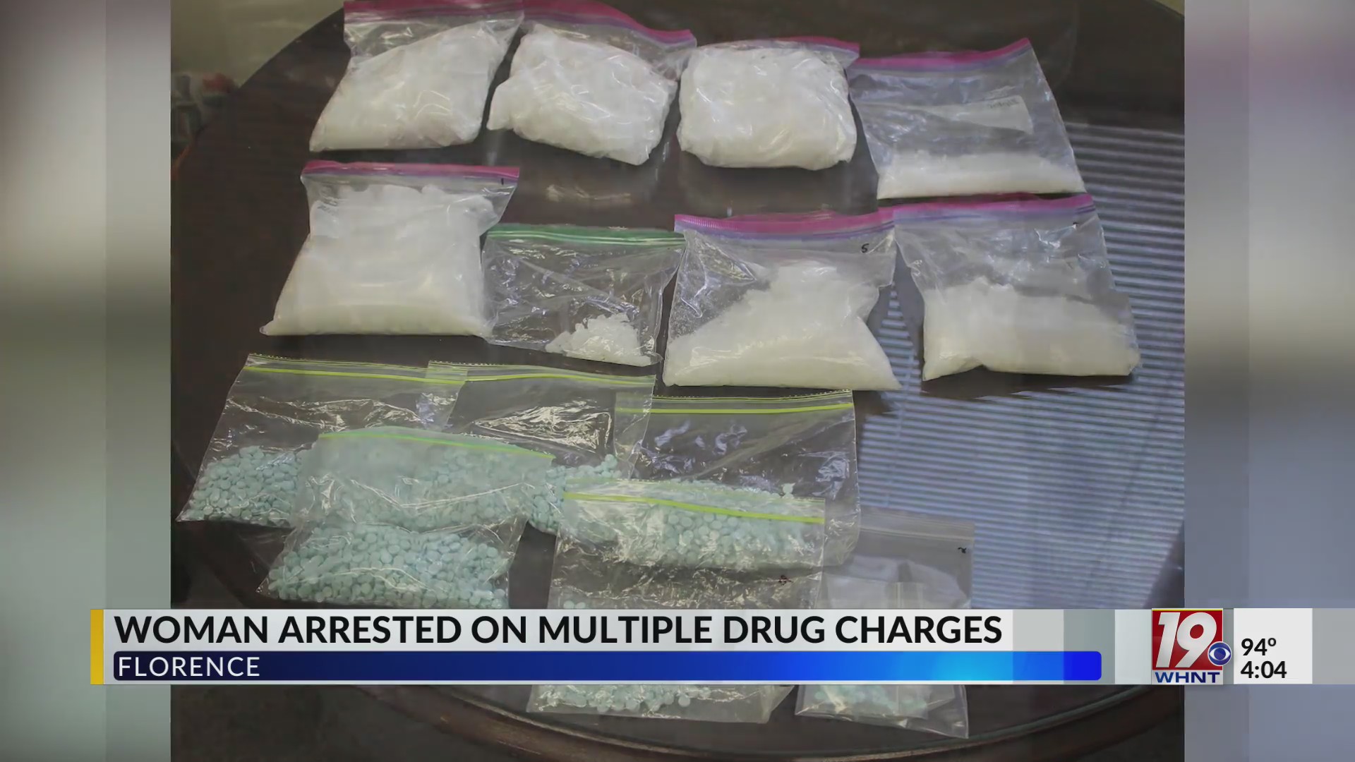 Florence Woman Arrested on Multiple Drug Charges
