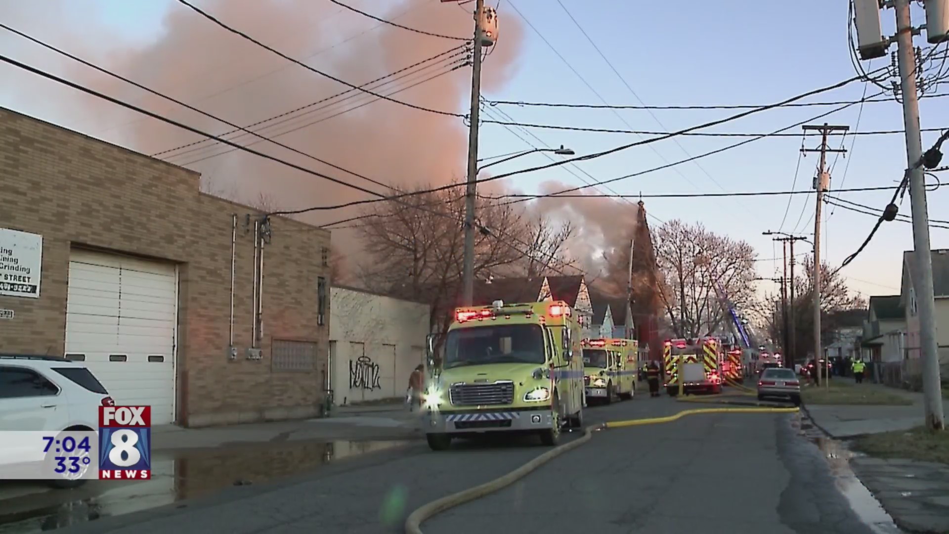 Photos: Firefighters respond to Cleveland church fire – Fox 8 Cleveland WJW