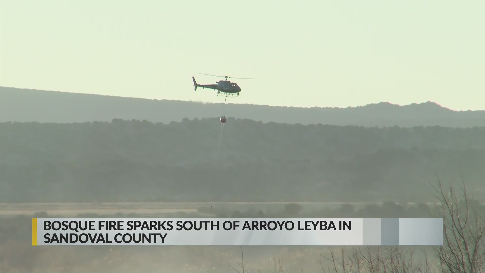 Peña Blanca Fire burning 70 acres in Sandoval County KRQE NEWS 13