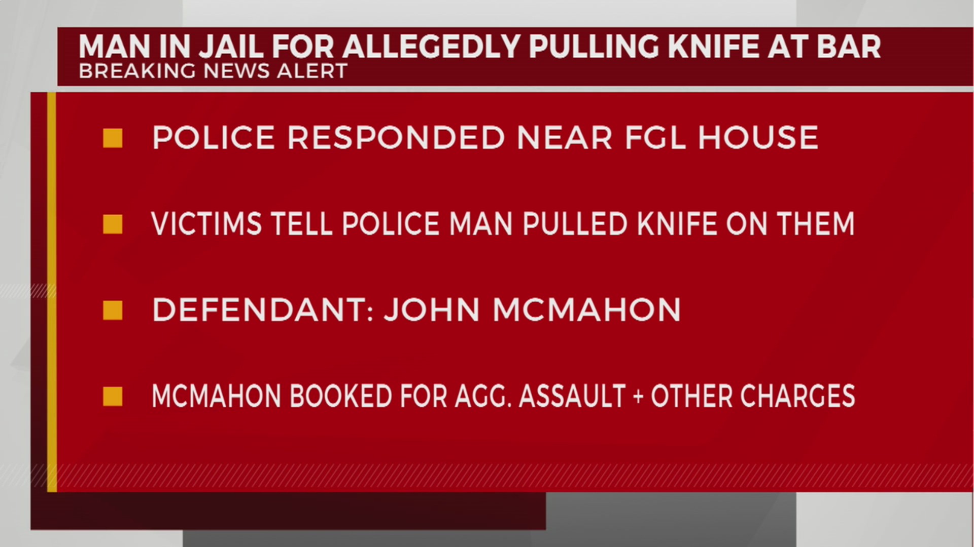 Man charged with pulling knife at bar WKRN News 2