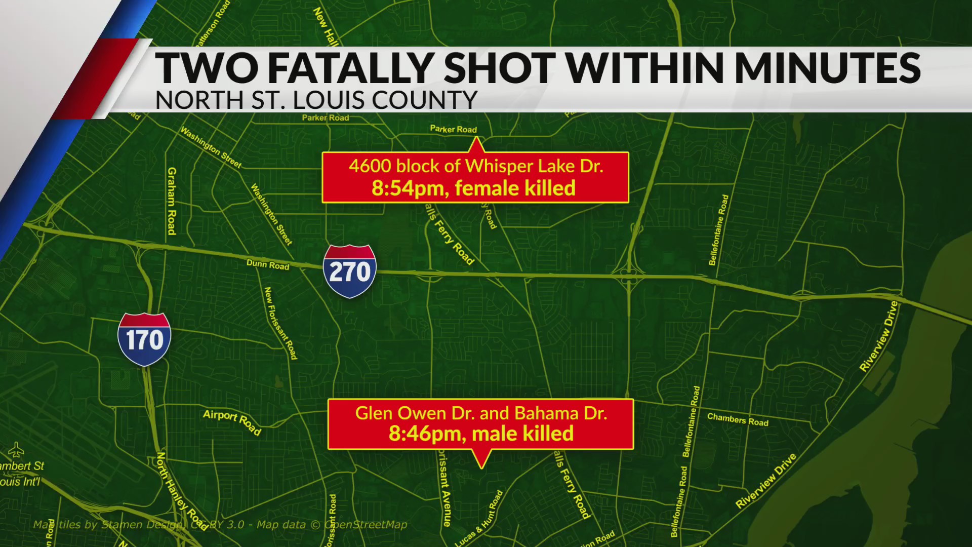 2 people fatally shot within minutes in north St. Louis County – FOX 2
