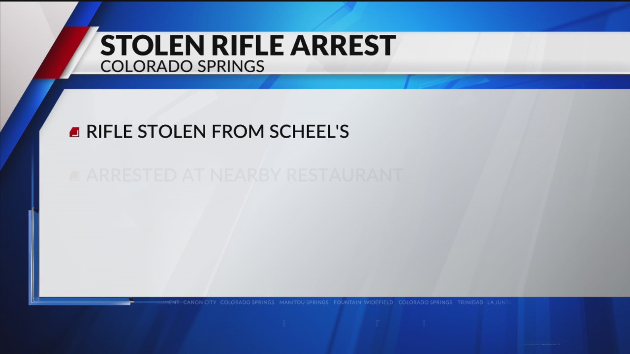 Man arrested after stealing rifle from SCHEELS – FOX21 News Colorado