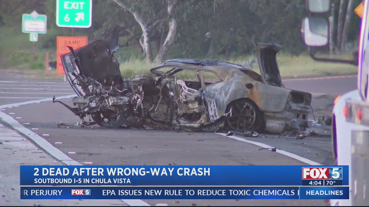 Two people killed in overnight wrong-way crash on I-5 in Chula Vista ...