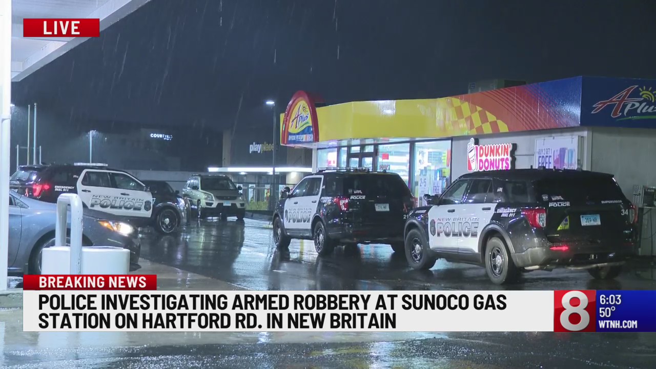 Police investigate armed robbery at gas station in New Britain – WTNH.com