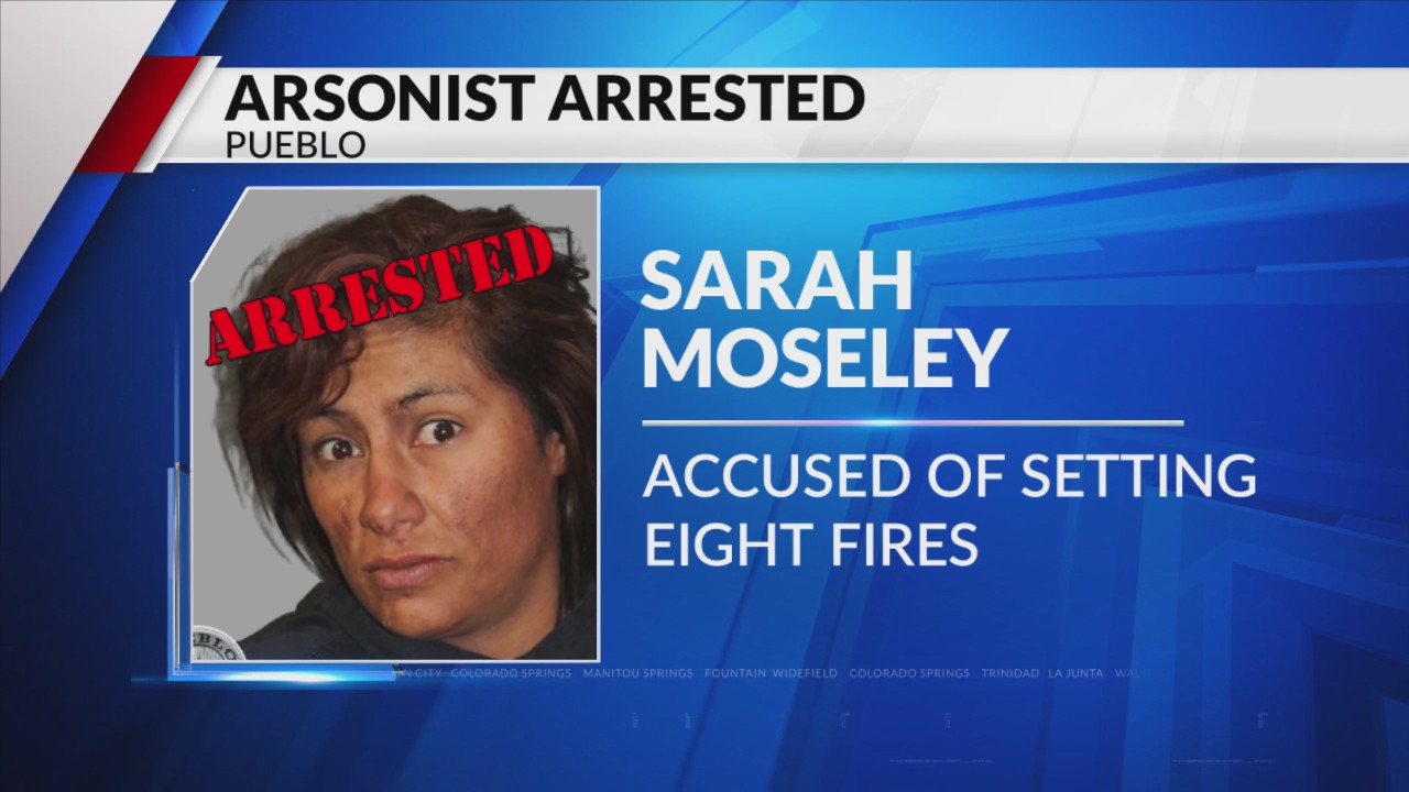 Woman arrested for allegedly starting fires in Pueblo – FOX21 News Colorado