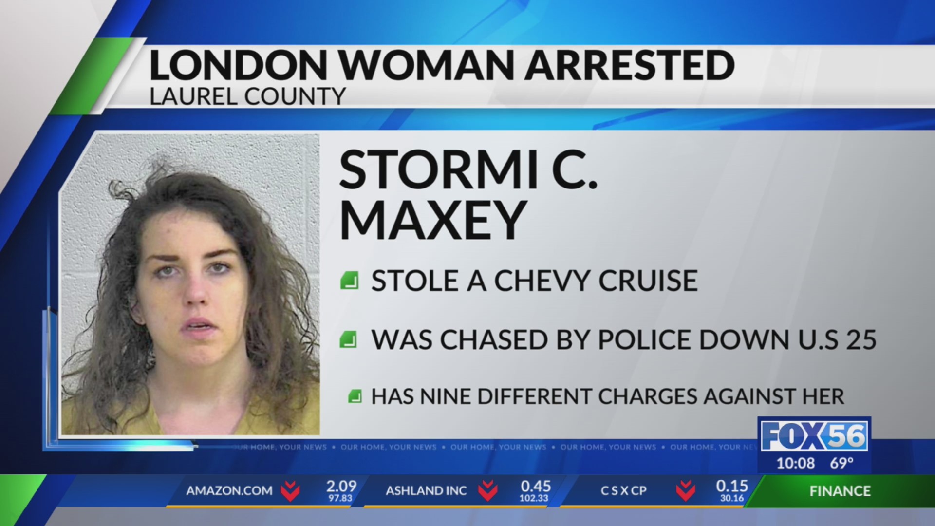 London woman arrested after police chase – FOX 56 News