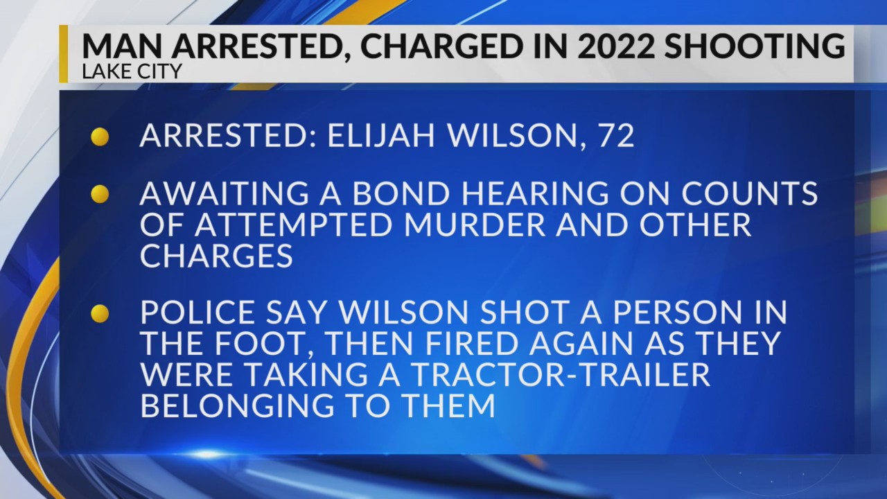 Lake City man charged with attempted murder in 2022 shooting – WBTW