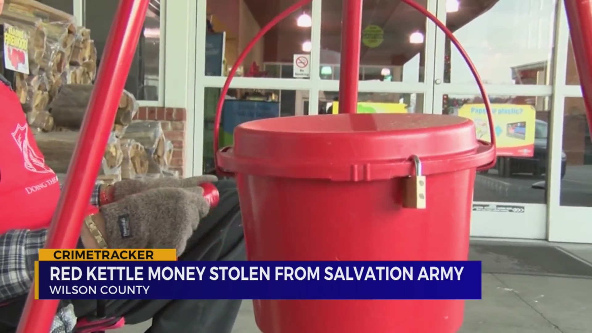 Red Kettle money stolen from Salvation Army WKRN News 2