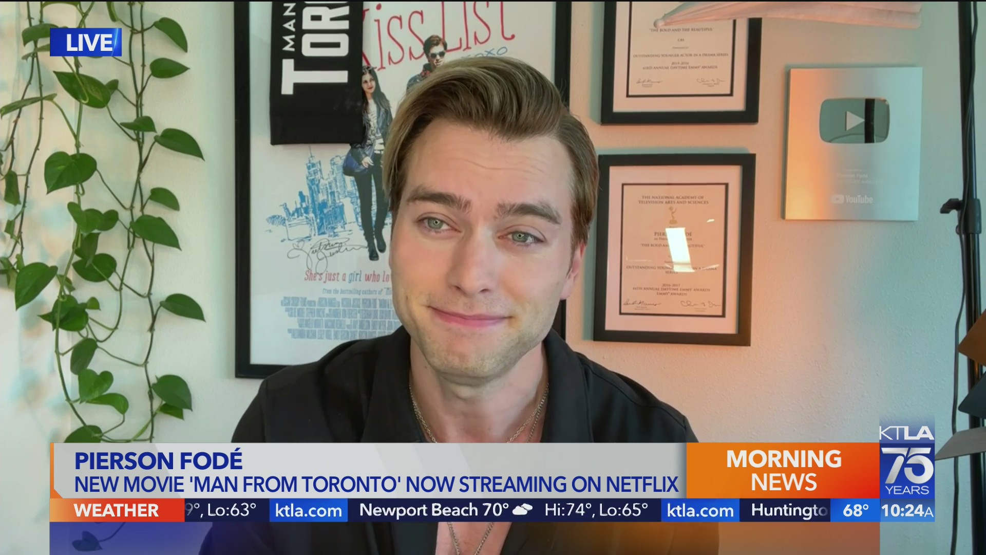 Pierson Fodé talks Netflix’s ‘Man from Toronto’ KTLA