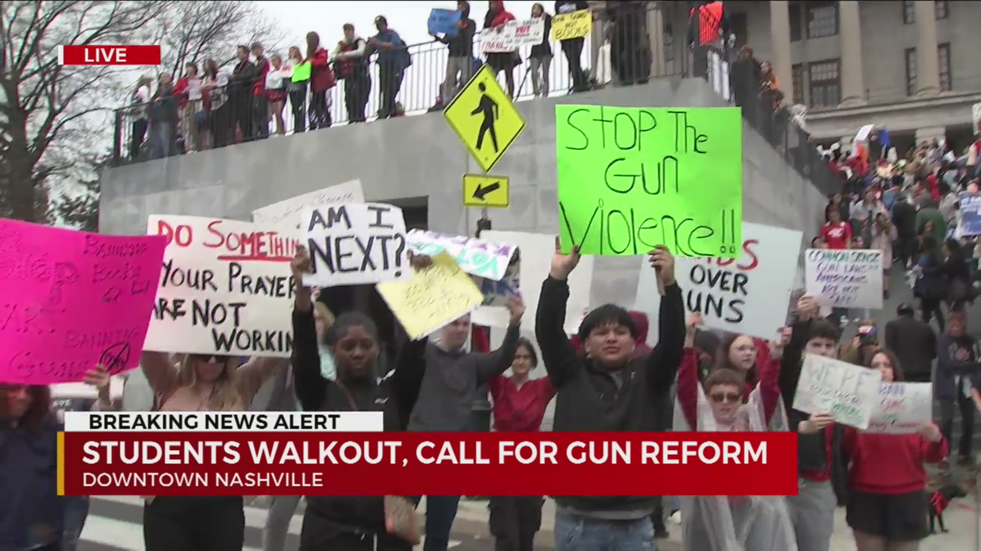 Thousands of students rally for gun reform at the TN Capitol – WKRN News 2