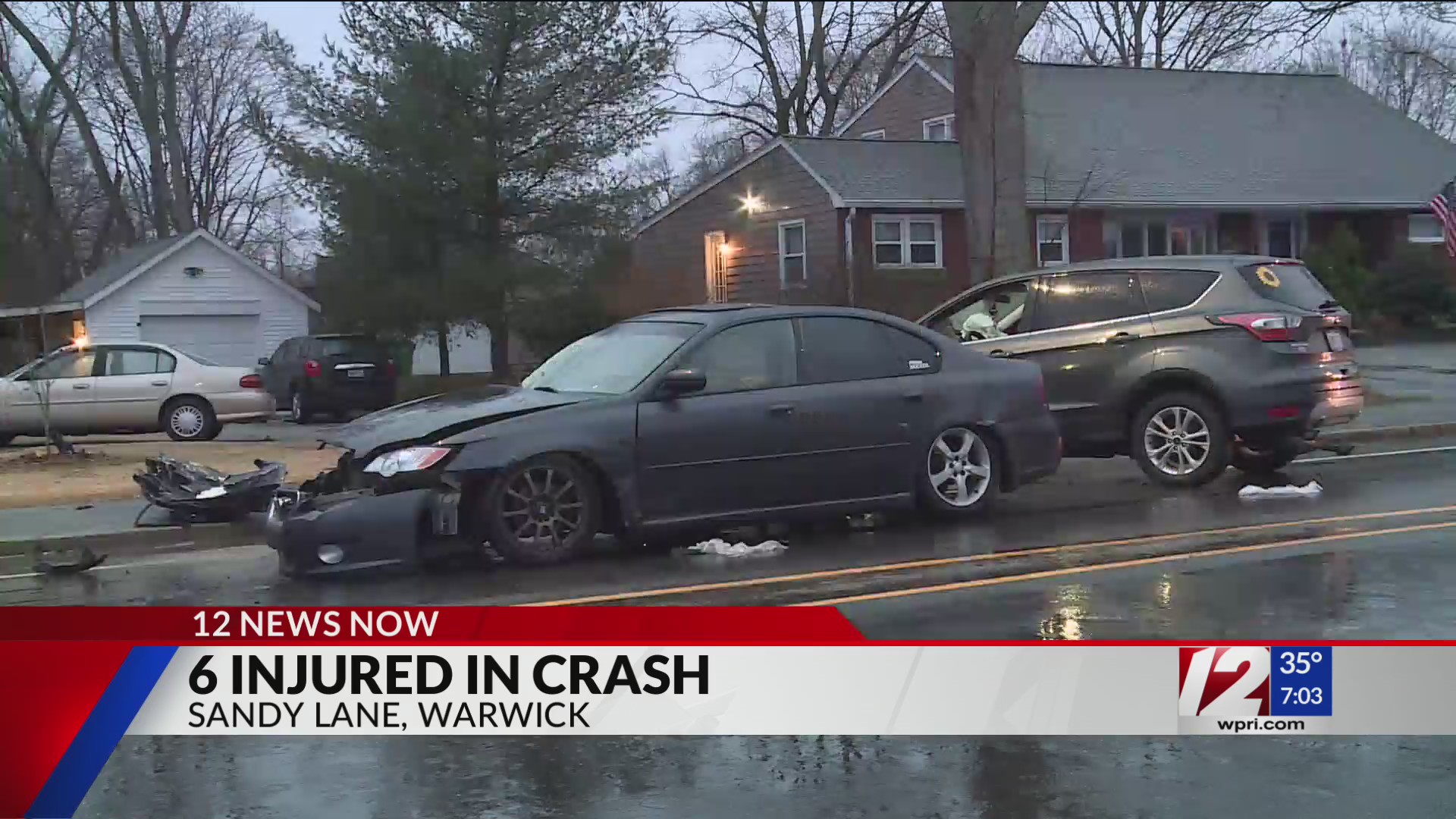 6 injured in Warwick crash; driver arrested – WPRI.com
