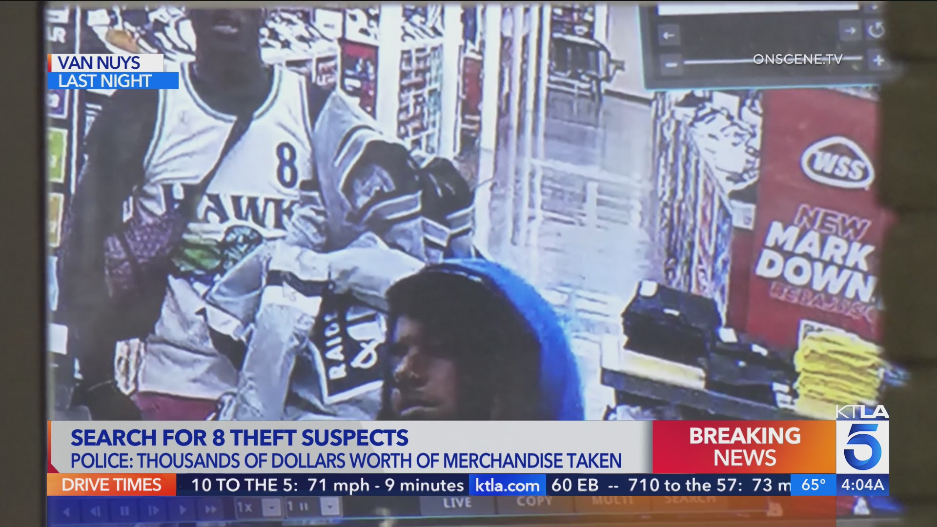 8 suspects caught on camera stealing thousands of dollars in ...