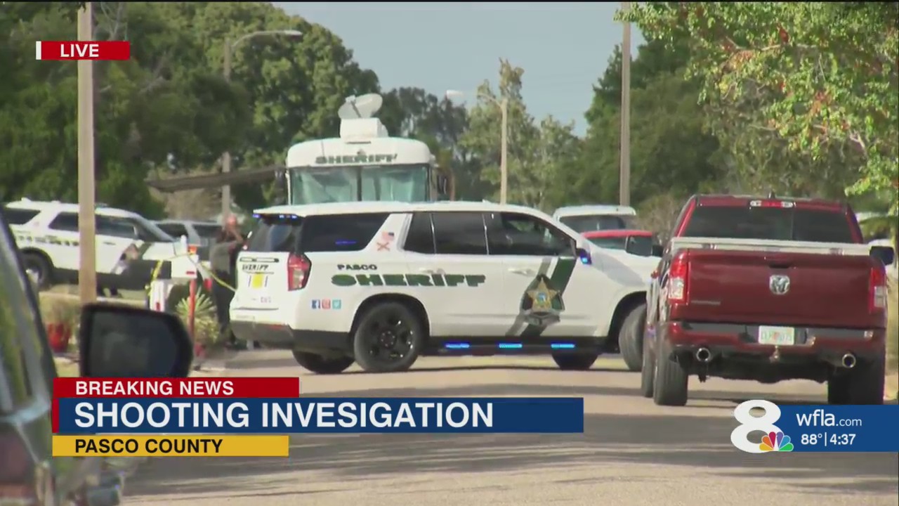 Pasco County deputies investigate after breakin leads to shooting WFLA