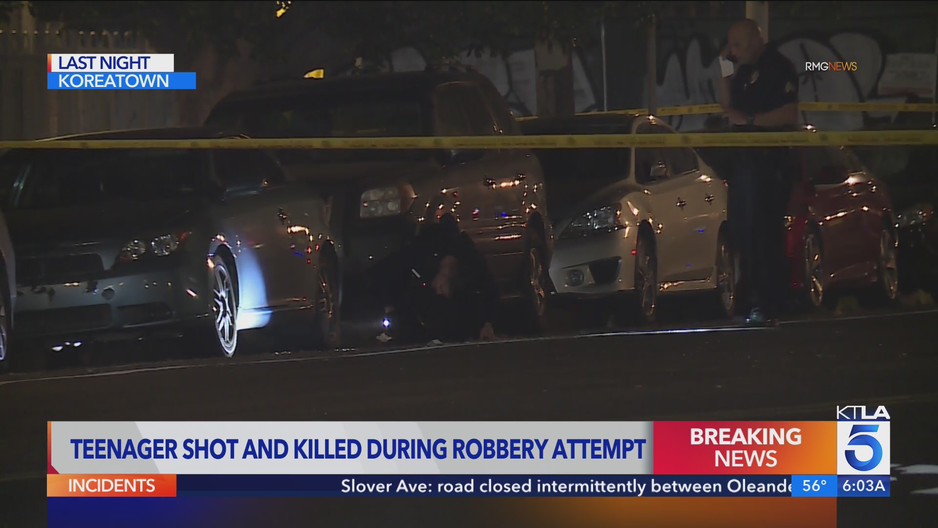 Teen fatally shot while fleeing robbery attempt in Koreatown: LAPD – KTLA