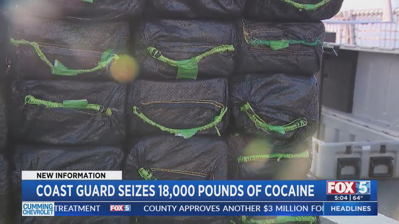 Coast Guard Seizes 18,000 Pounds Of Cocaine – FOX 5 San Diego & KUSI News