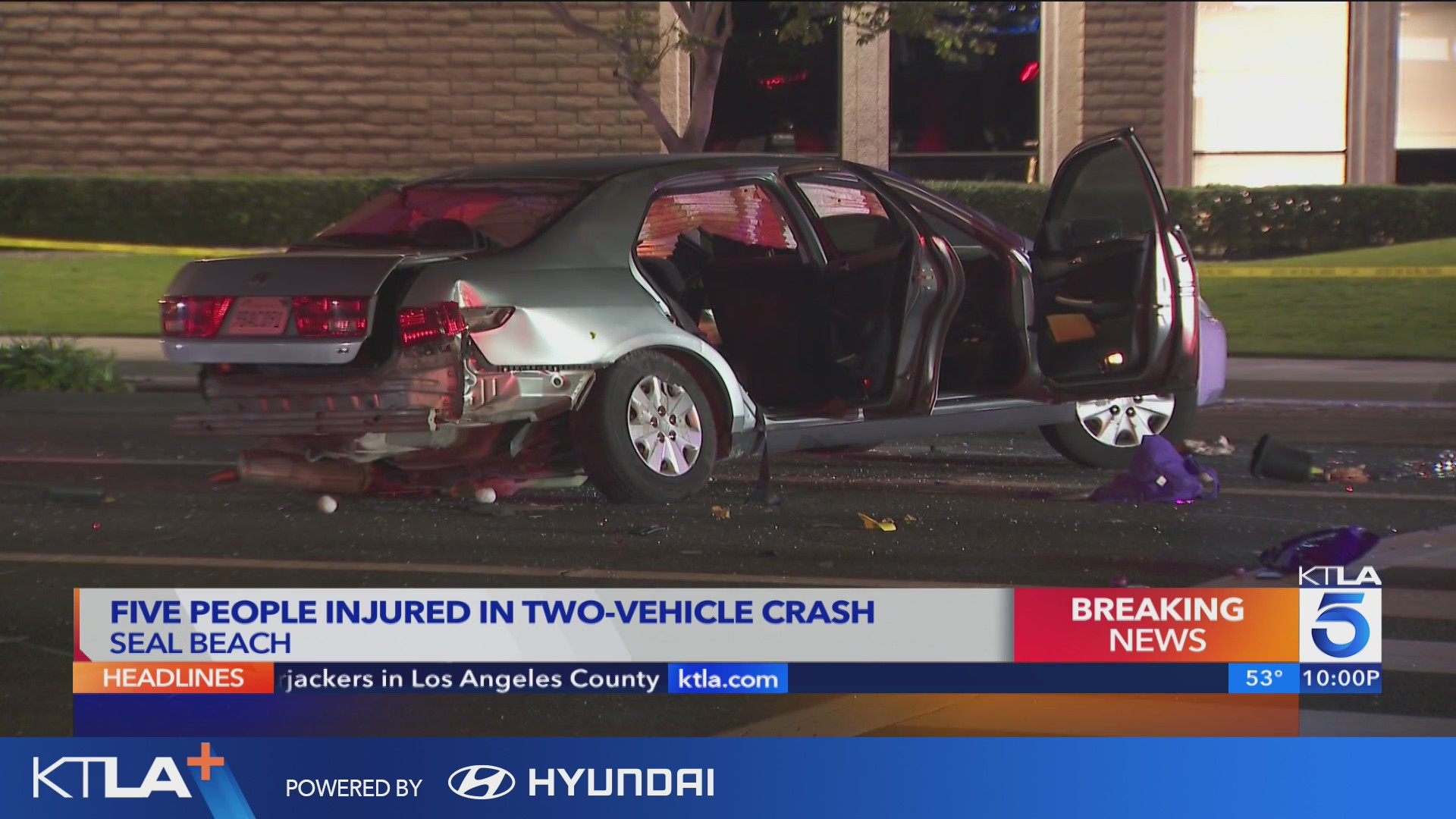 5 hospitalized in Seal Beach hitandrun crash KTLA