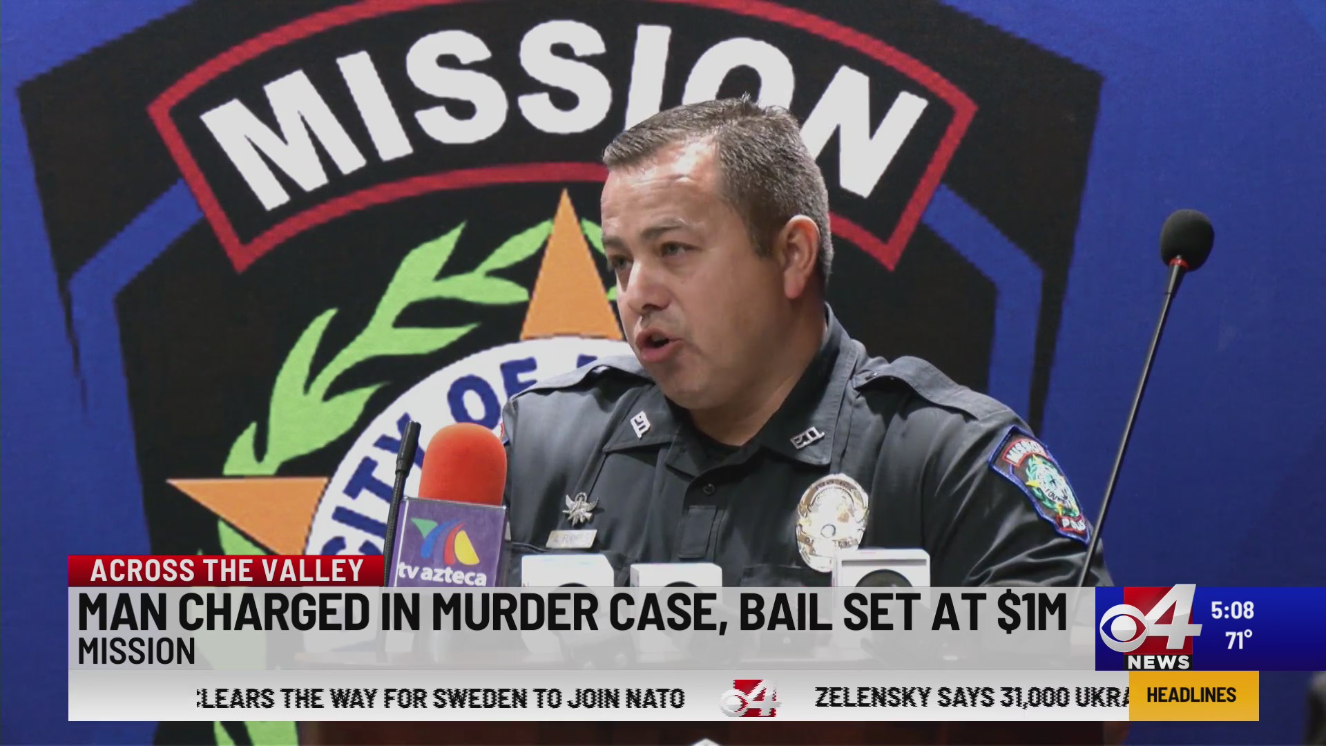 Man charged in murder case, bail set at $1M – KVEO-TV
