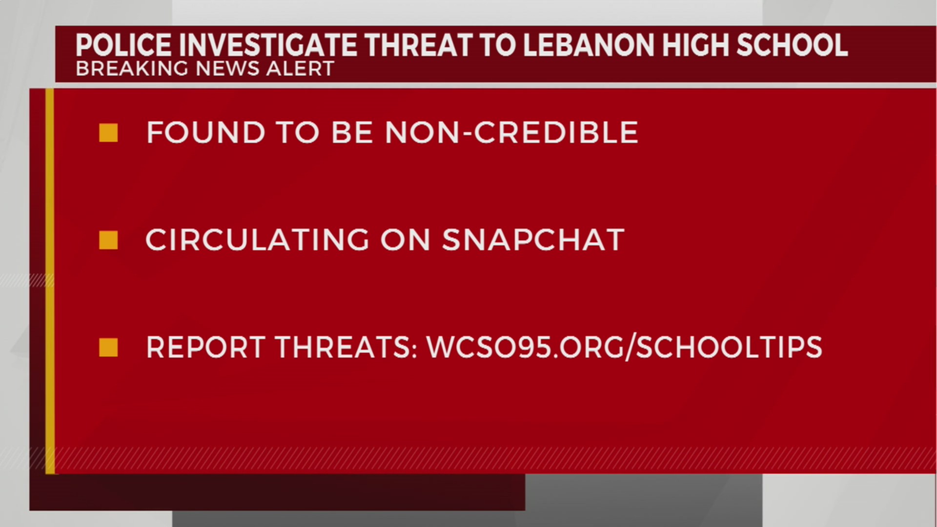 Threat against Lebanon High School deemed non-credible – WKRN News 2