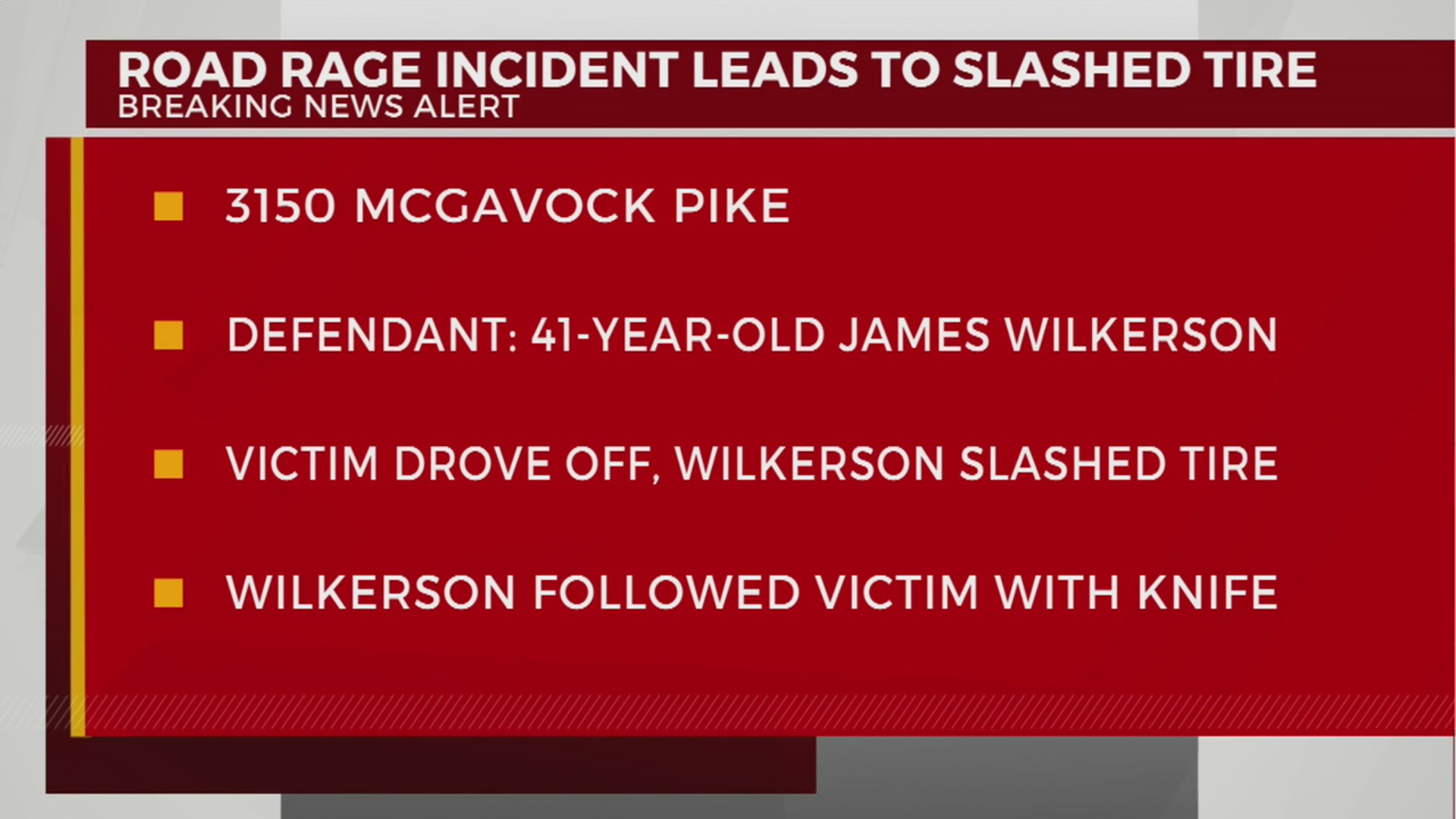 Road rage incident leads to slashed tires – WKRN News 2
