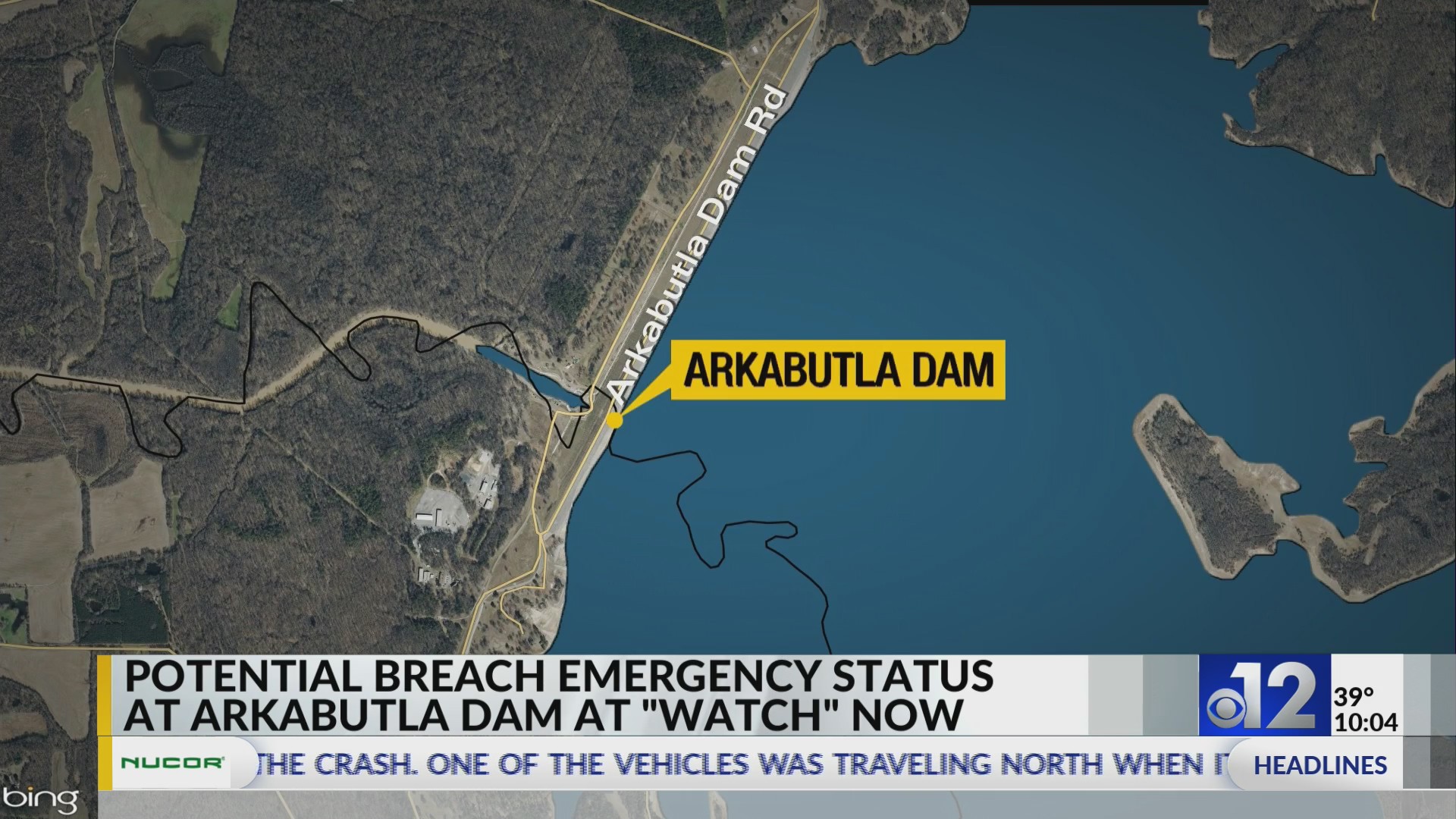 Flash Flood Watch issued for potential failure of MS dam – WJTV