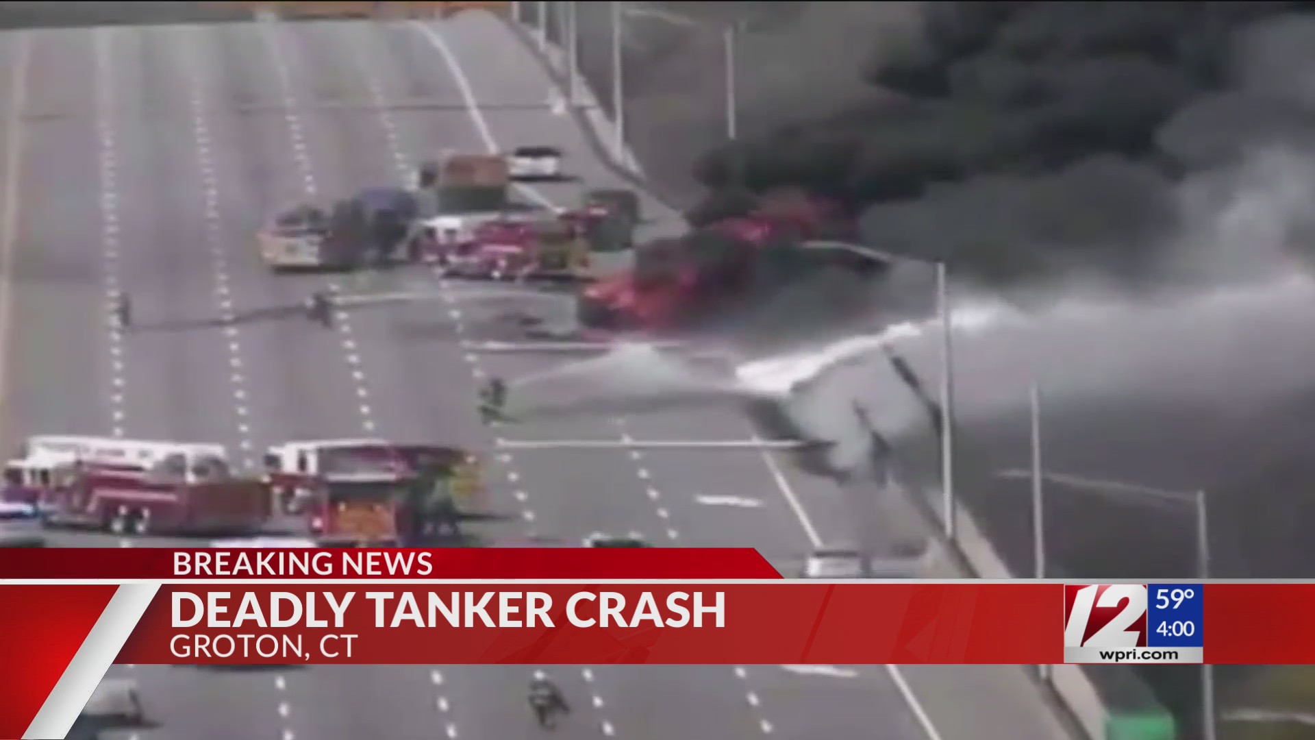 Deadly fuel tanker fire shuts down Gold Star Bridge in Groton