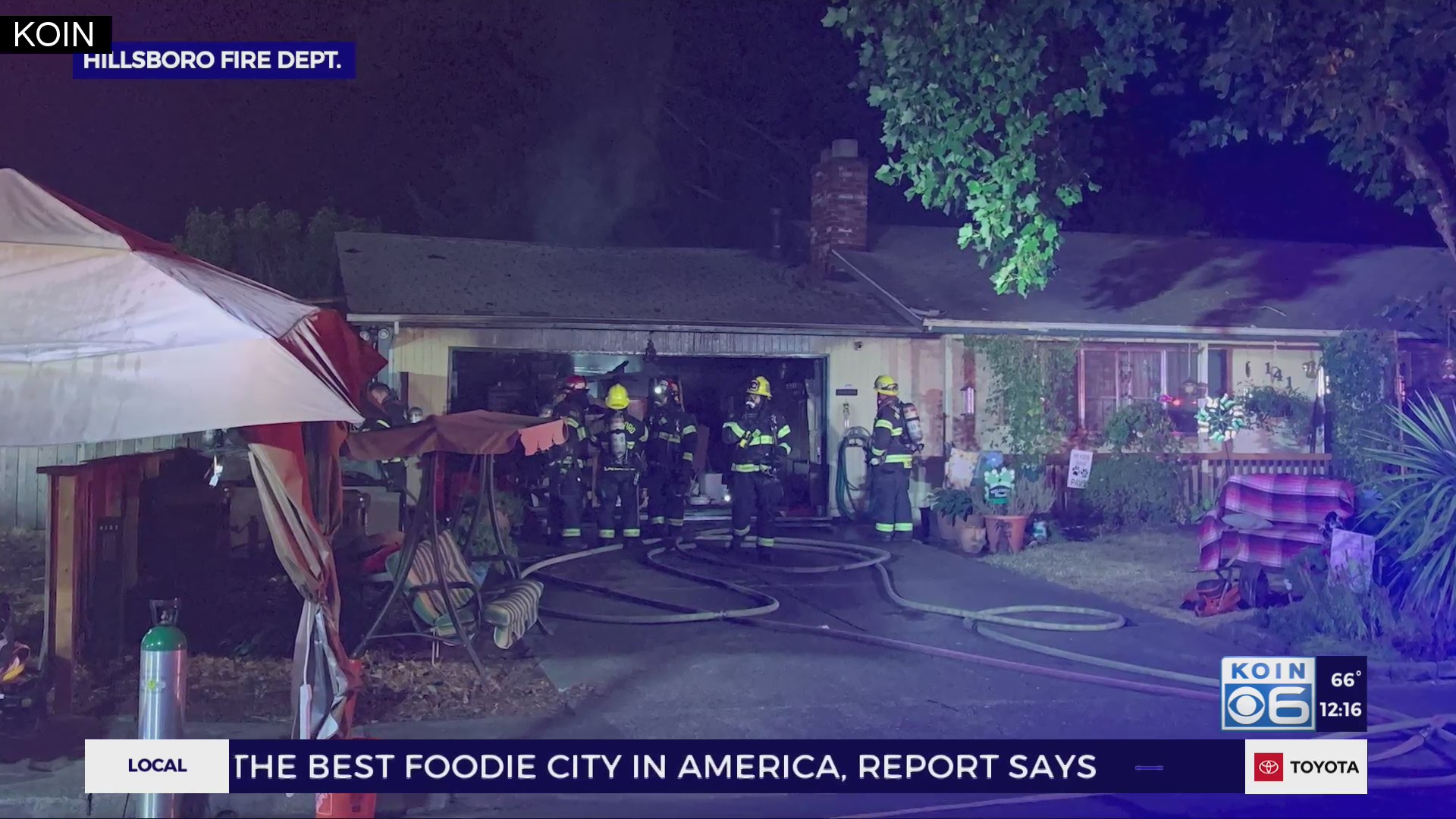 Man saves family from early morning house fire in Hillsboro – KOIN.com