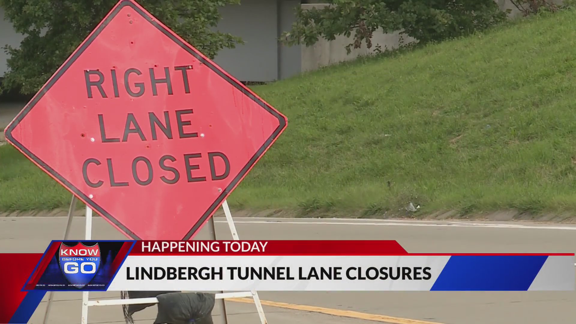 Preventative maintenance causes Lindbergh Tunnel lane closures FOX 2
