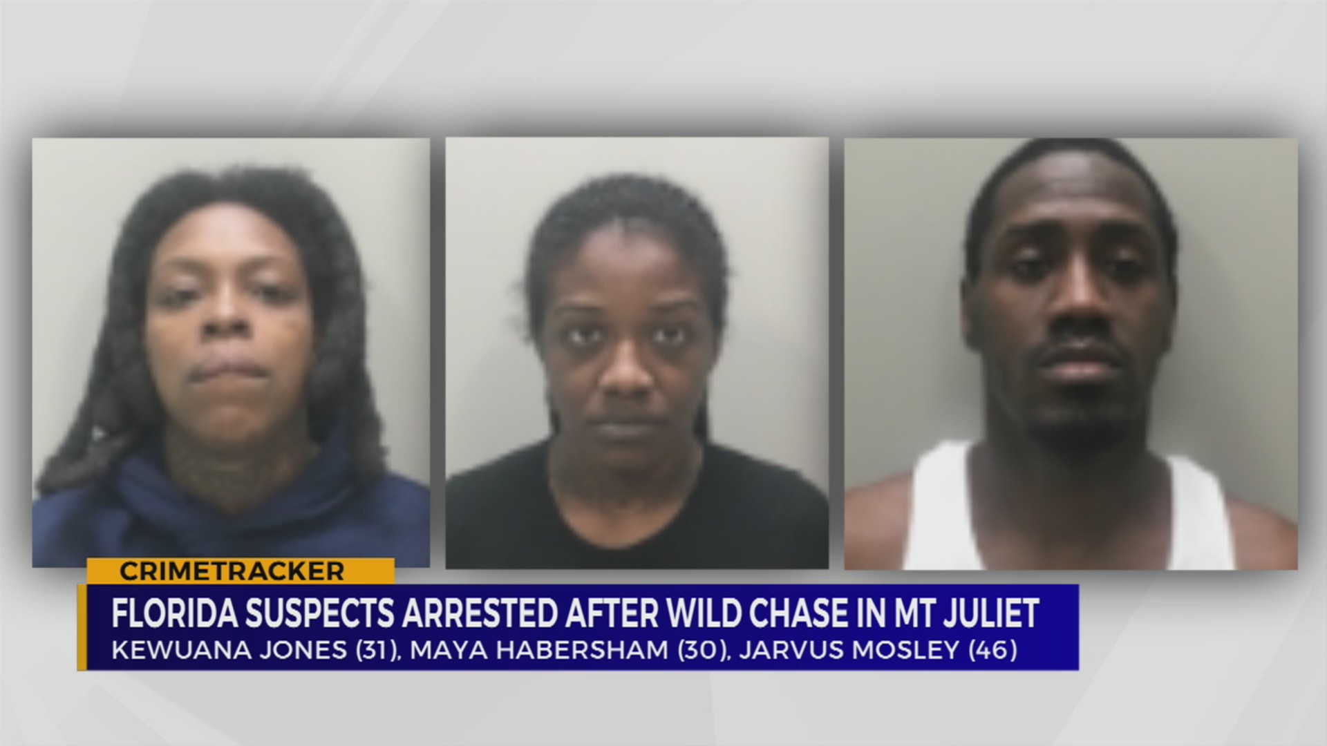 Florida suspects arrested after wild chase in Mt. Juliet – WKRN News 2