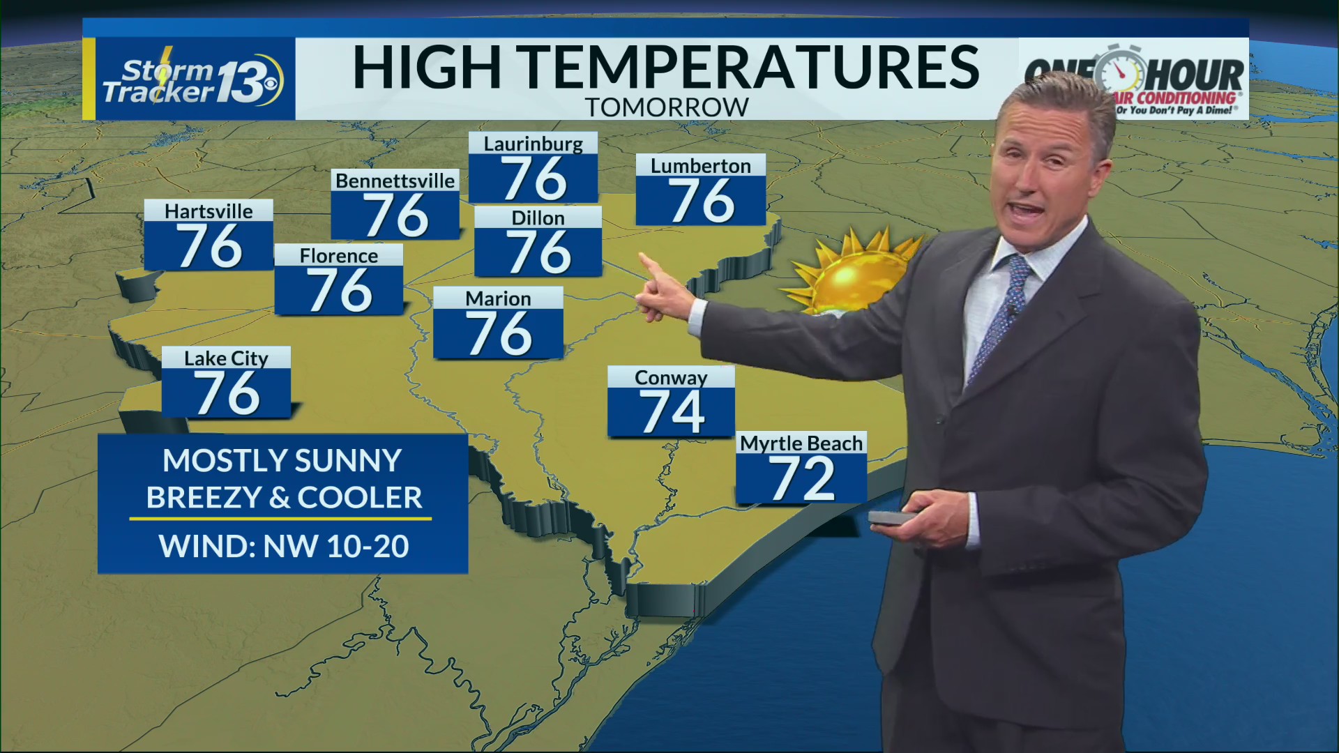Cooler weather returns – WBTW