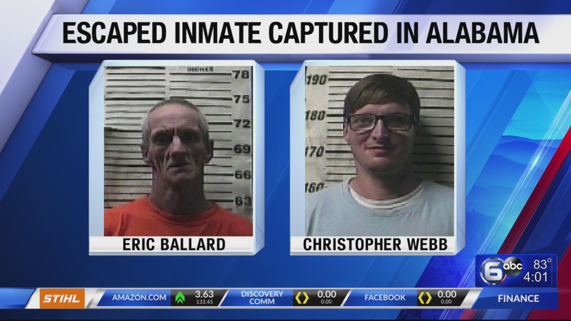 Second escaped Cocke County inmate captured in Alabama – WATE 6 On Your ...