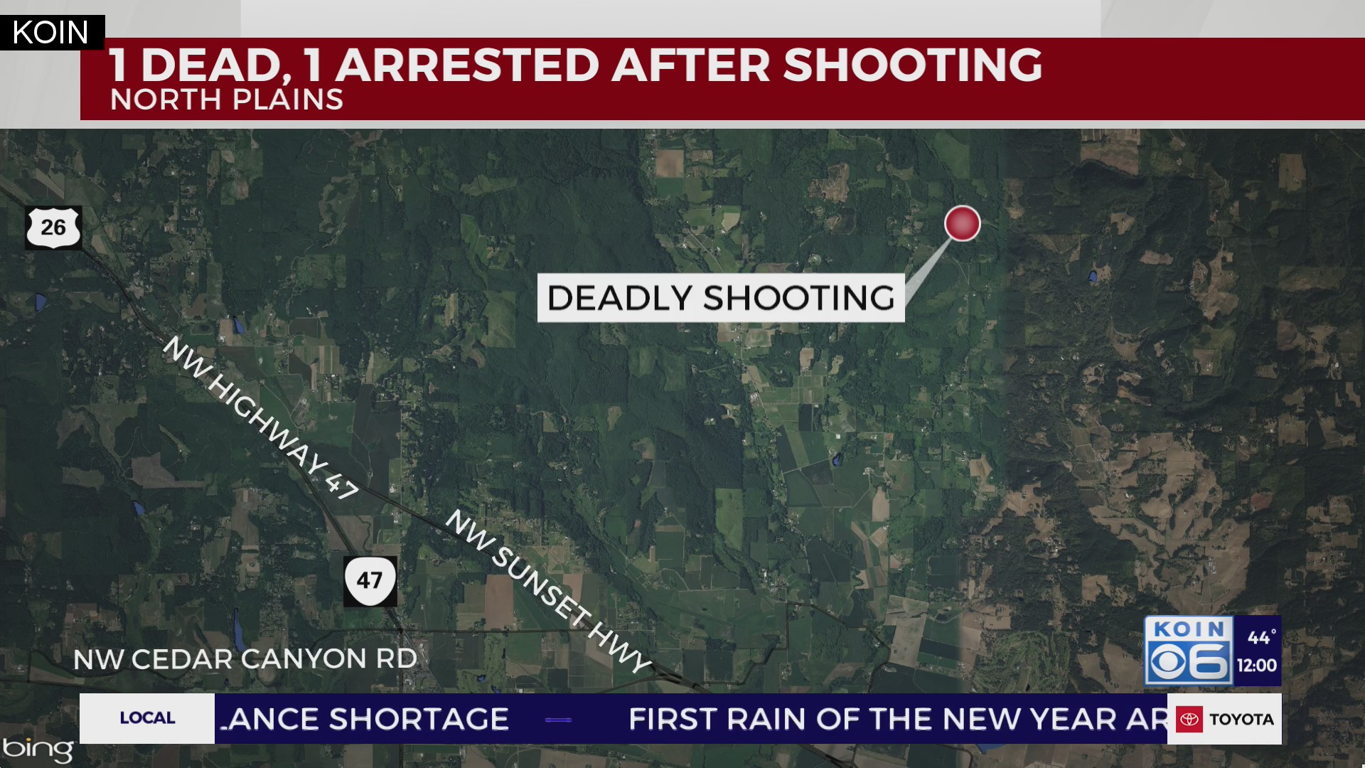 1 dead, 1 arrested after shooting near Washington County wedding venue ...