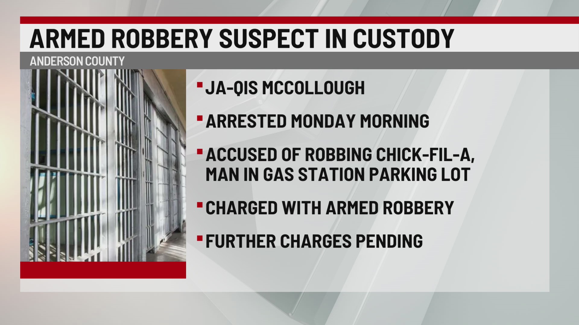 Man accused of armed robbery at Upstate Chick-fil-A, gas station – WSPA ...