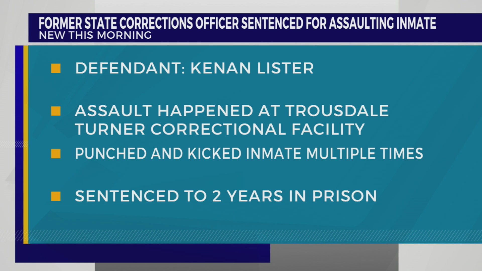 TN corrections officer sentenced to 2 years in prison – WKRN News 2