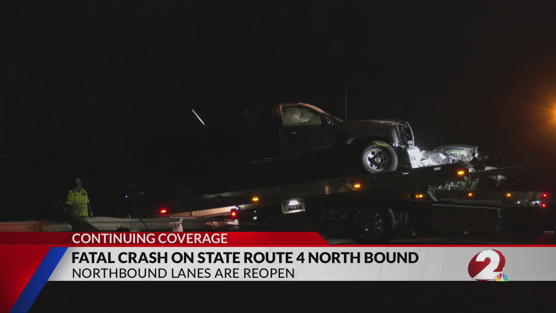 A two-vehicle crash occurred on State Route 4 on Sunday evening. – WDTN.com
